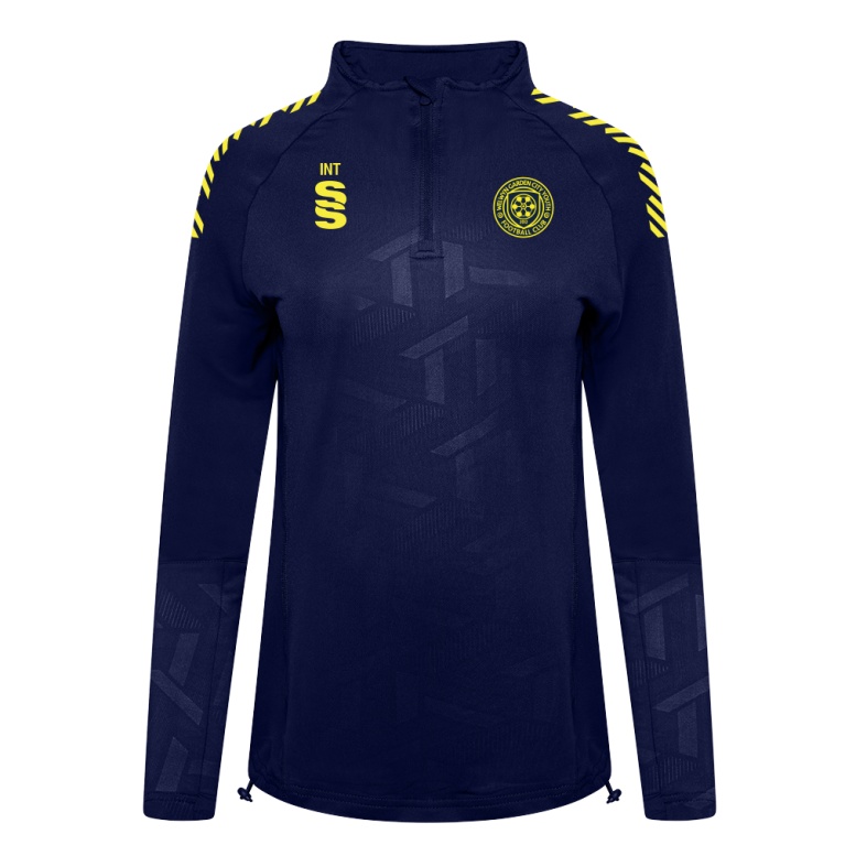 Players - Impact 1/4 Zip Performance Top - Girls/Ladies Fit